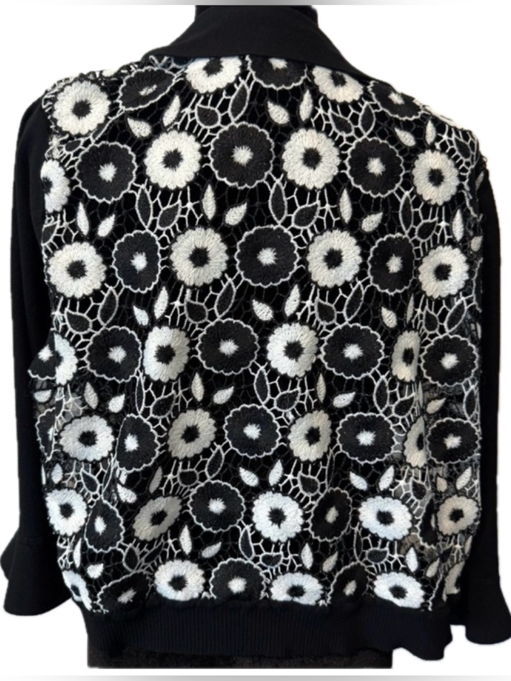 🏷️3/$30 Calvin Klein Plus Size 3X Floral Lace Open Front Jacket Cardigan